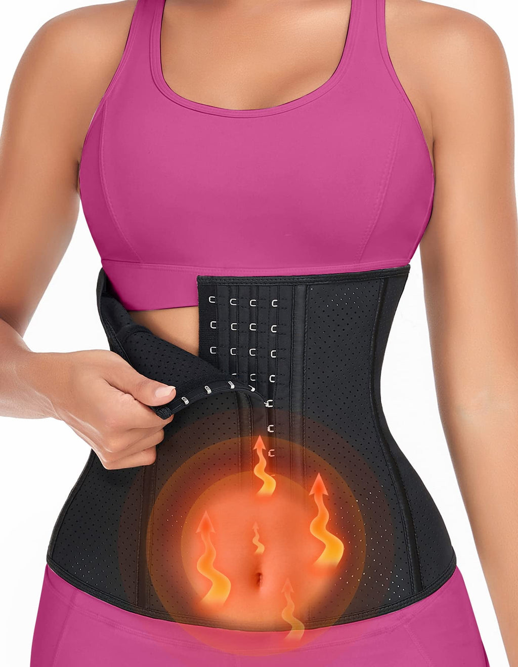 Waist Trainer for Women Latex Fajas Colombianas Breathable Workout Waist Cincher Corset