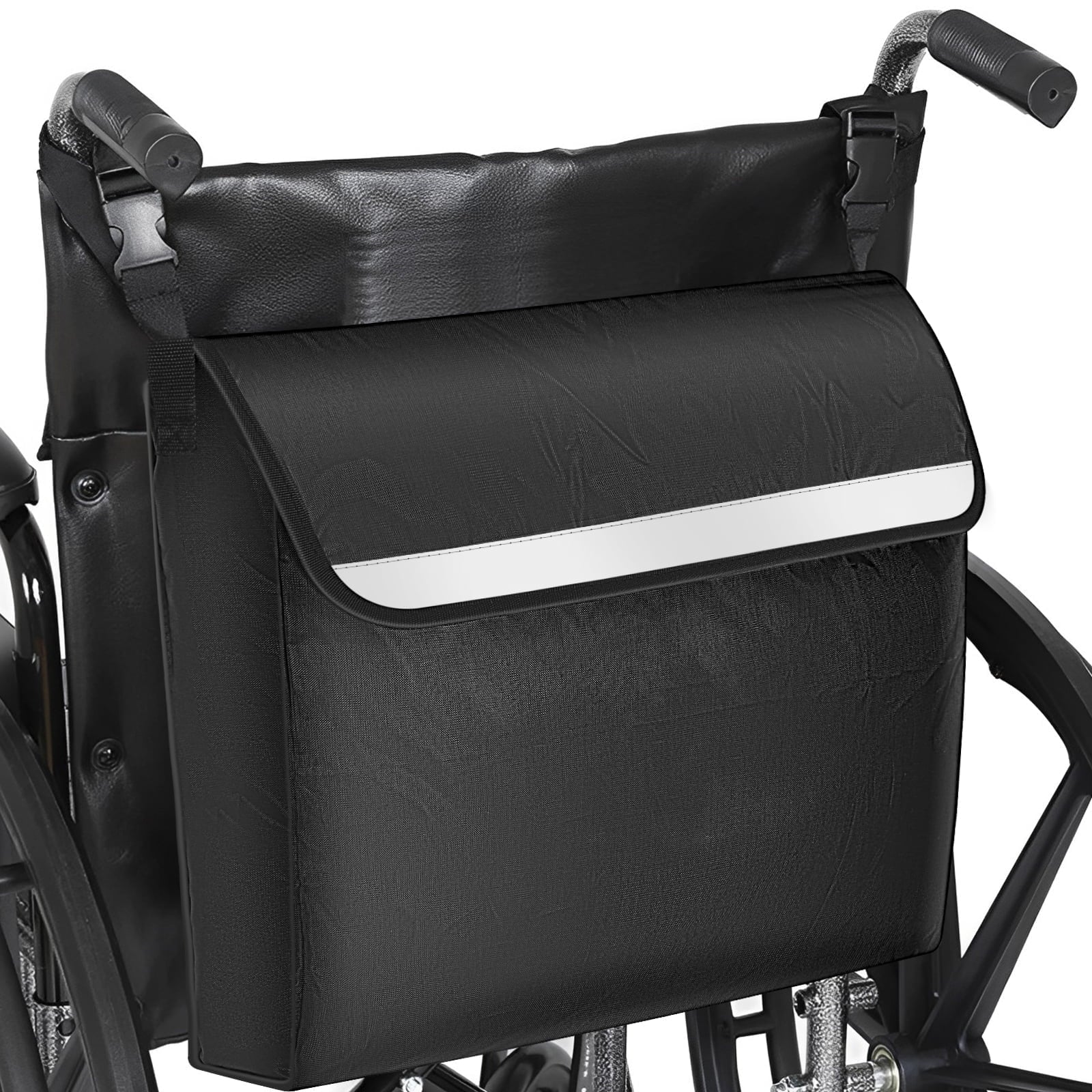 Wheelchair Backpack Bag,Wheelchair Bag for Back of Chair,Large Capacity Oxford Cloth for Wheelchair Walker Rollator Mobility Scooter
