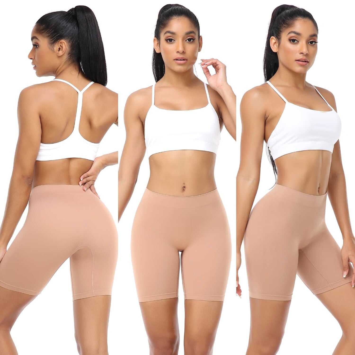 Women's Comfortable Seamless Smooth Slip Shorts for Under Dresses