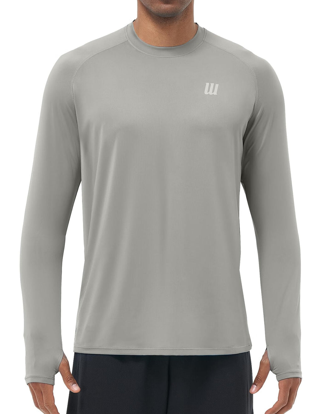 Men's Sun Protection Shirts UV SPF UPF 50+ Long Sleeve Rash Guard Fishing Running Quick Dry Lightweight