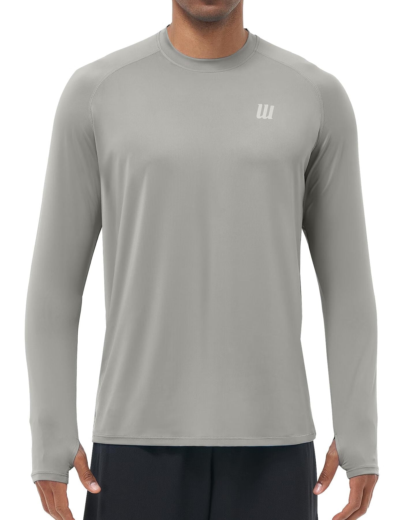 Men's Sun Protection Shirts UV SPF UPF 50+ Long Sleeve Rash Guard Fishing Running Quick Dry Lightweight