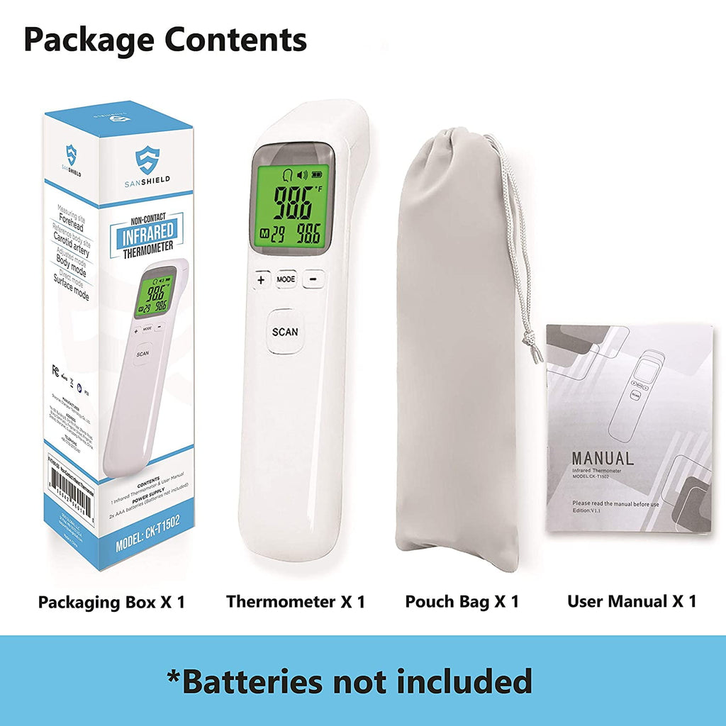Non-Contact Forehead Thermometer,Instant Accurate Reading Digital Baby Thermometer for Fever,Forehead Thermometer for Babies, Kids & Elderly