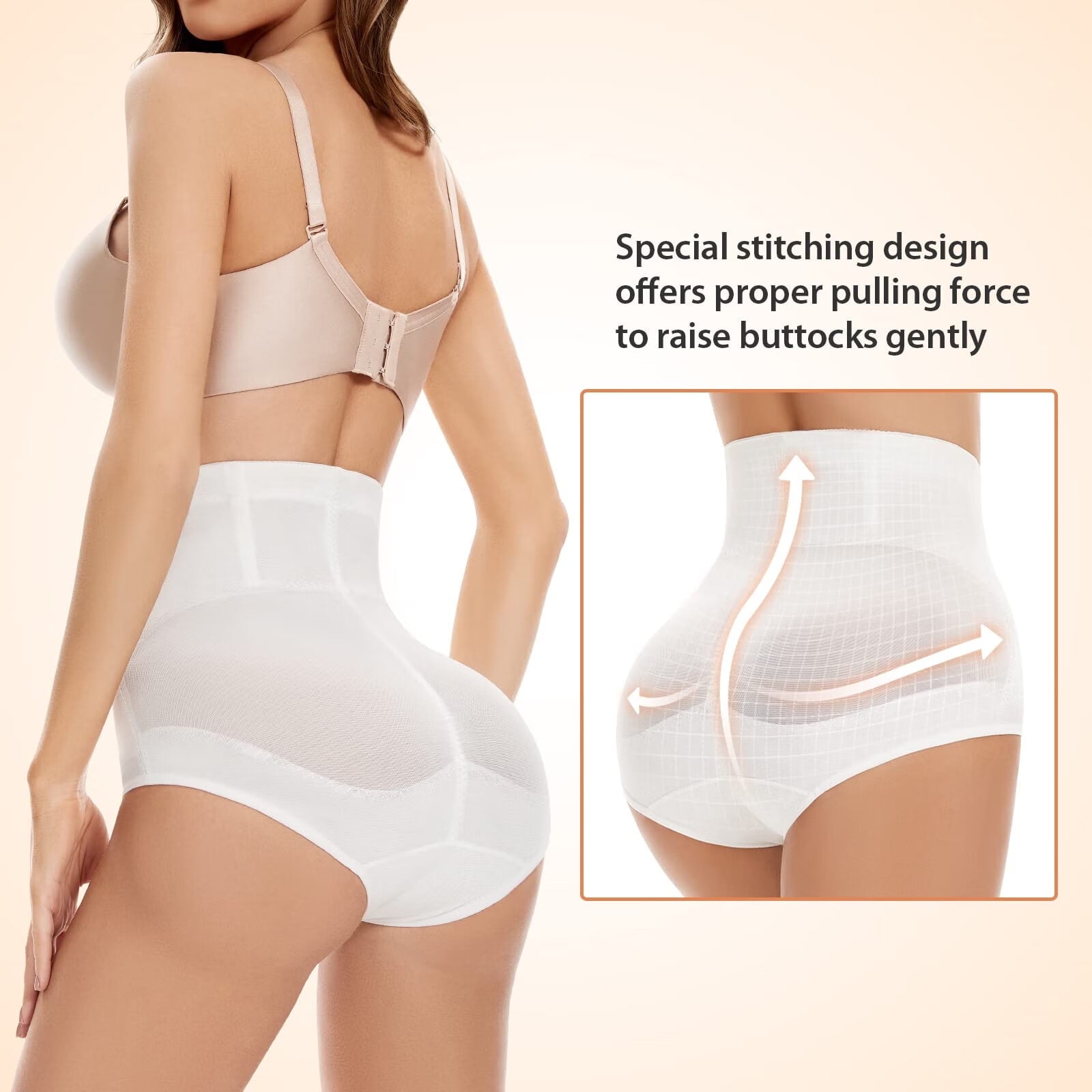 Double Tummy Control Shapewear Panties for Women High Waisted Waist Trainer Body Shaper Slimming Shapewear Underwear Girdle Panty