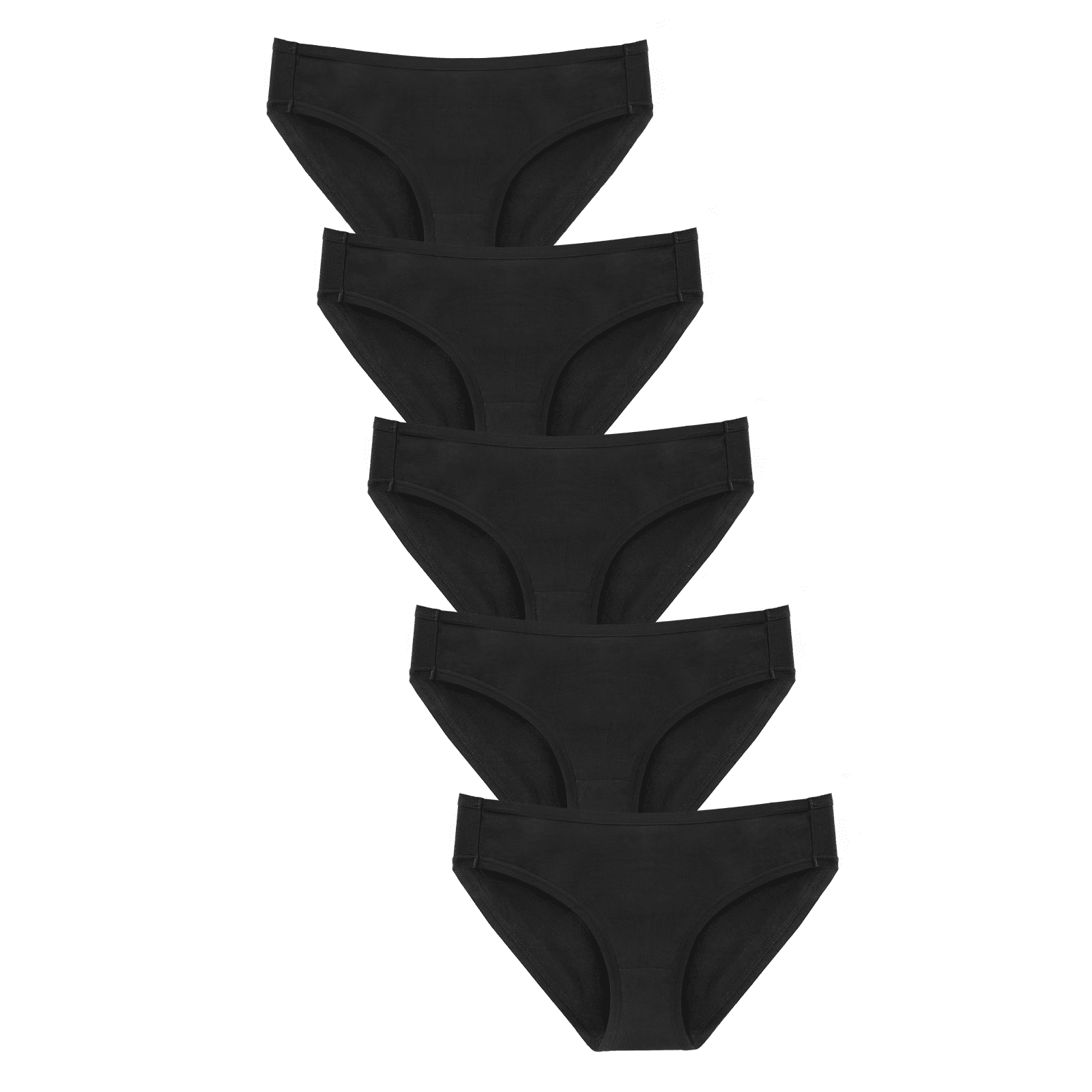 7 Pack Womens Cotton Underwear,Comfort Stretch Breathable Bikini Panties Hipster Low Rise Briefs