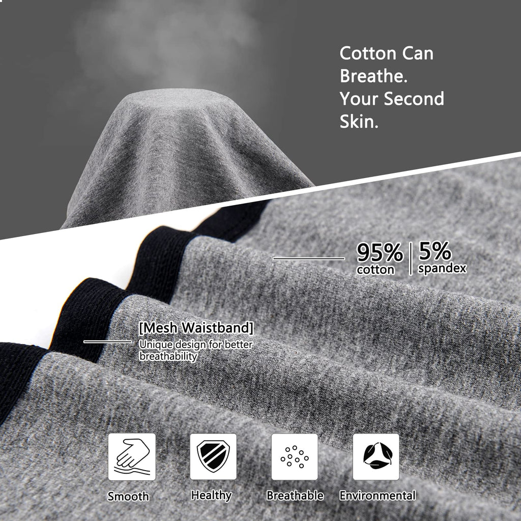 Women's Cotton Brief Underwear, 7-Pack Hipster Girls Panties Low Waist Briefs