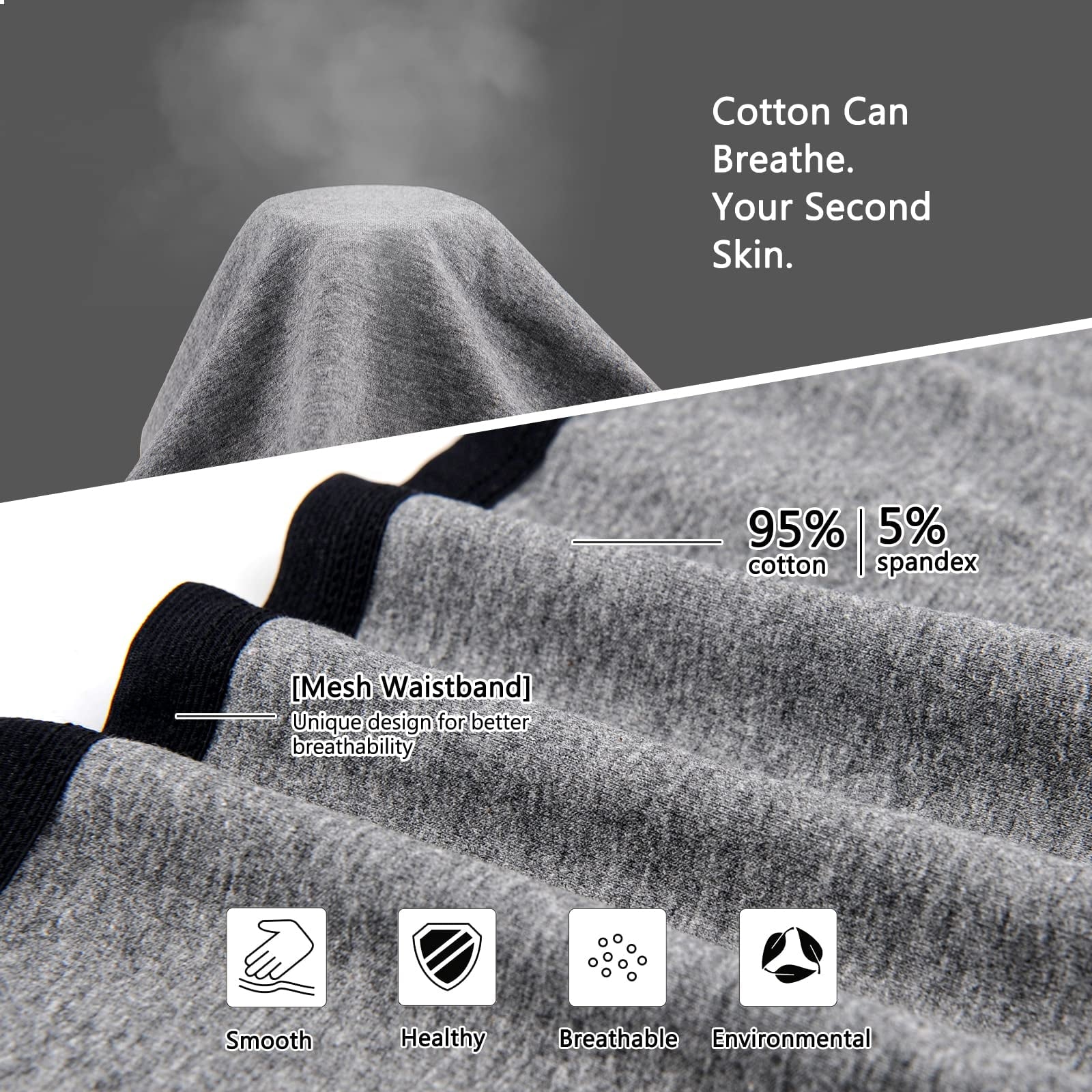 7-Pack Women's Cotton Brief Underwear, Hipster Girls Panties Low Waist Briefs