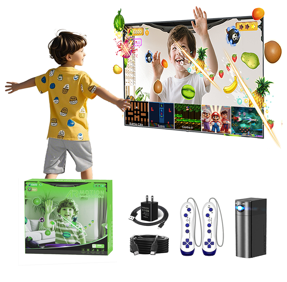 JIUMESS Plug & Play AR Motion Video Game Console for TV