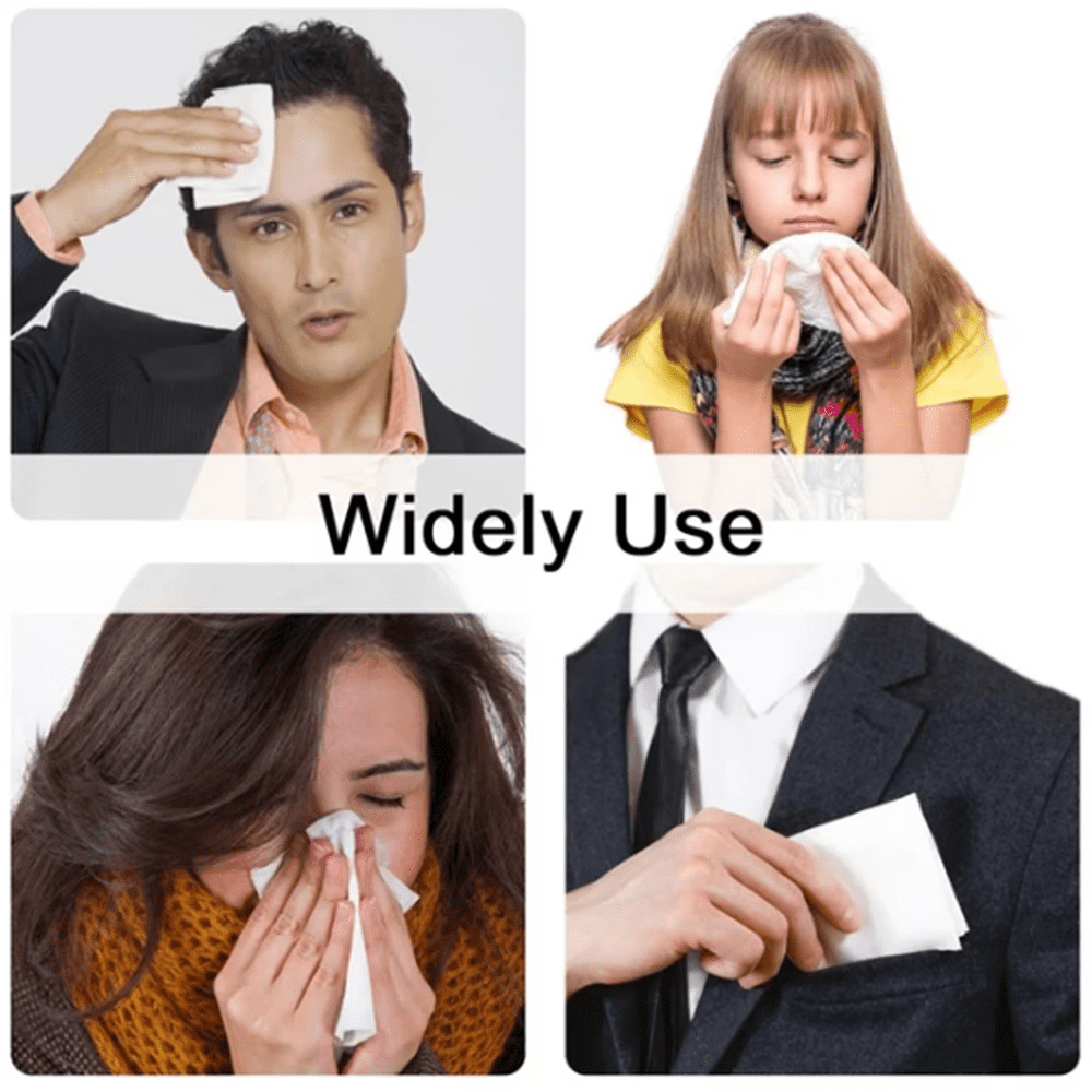 ZOUYUE Breathable Handkerchiefs Classic Cotton Pocket Squares, White, (13 pack)