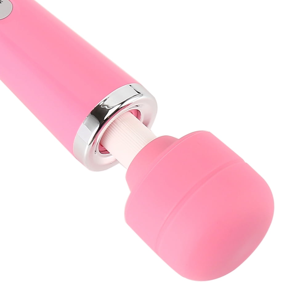 Wand Massager with 10 Powerful Speeds and Vibration Patterns Personal Body Massager for Back Neck 360¡ã Bendable Pink