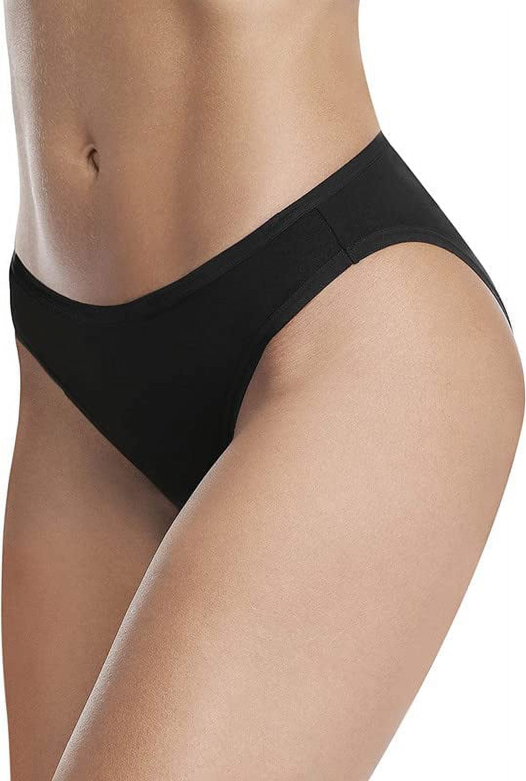 10-Pack Women's Low Rise Briefs,Cotton Underwear for Women,Hipster Panties Stretch Bikini Underwear