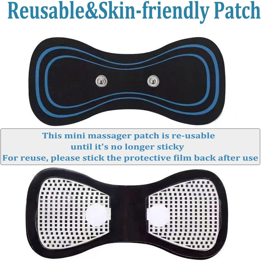 10Pcs Portable Cervical Massage Pad,Whole Body Massager Pad,Neck Massager Pad,Back Massager Pad