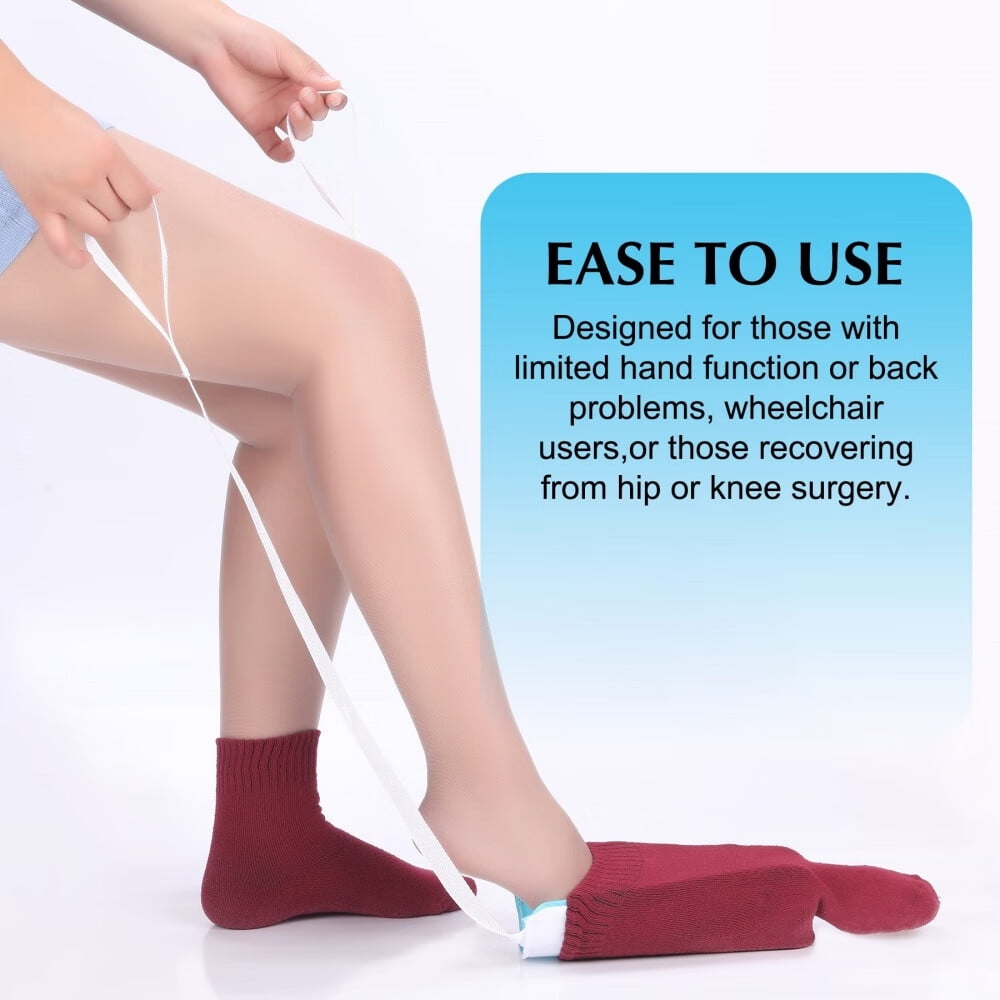 Sock Aid - Sock Aid Device for Seniors,Disabled,Pregnant - Sock Helper Aide Tool - Sock Assistant Device No Bending