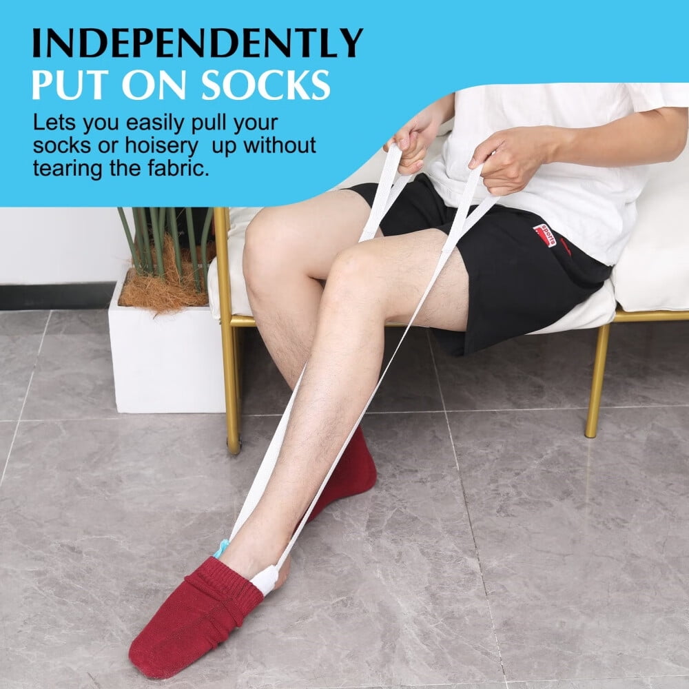 Sock Aid - Sock Aid Device for Seniors,Disabled,Pregnant - Sock Helper Aide Tool - Sock Assistant Device No Bending