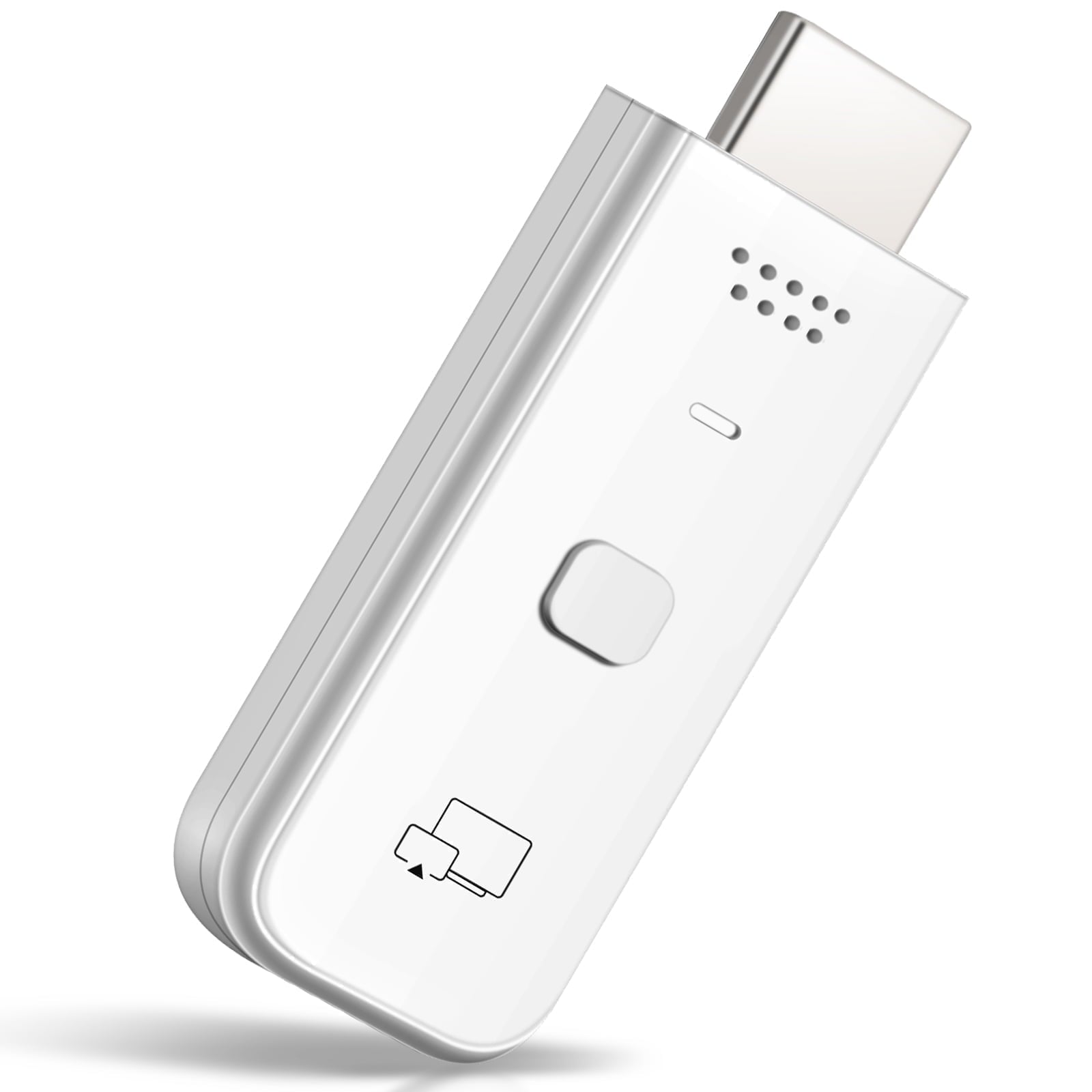 Wireless HDMI Transmitter and Receiver , Plug & Play Portable Adapter, 4K Decode with 1080P Output, Video Streaming from Laptop, PC, Tablet, Smartphone to TV, Projector, or Monitor