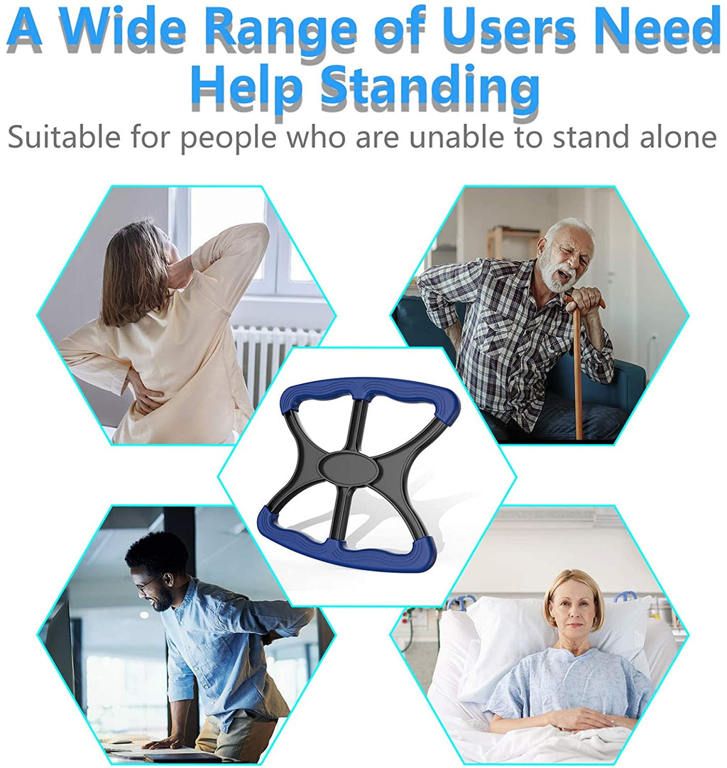 Lift Assists Standing Aid-Handicap Bar with No-Slip Grip Handles,Portable Lift Aid to Transfer Elderly,Senior,Bariatric,Patient or Disabled Assists Caregiver or Nurse