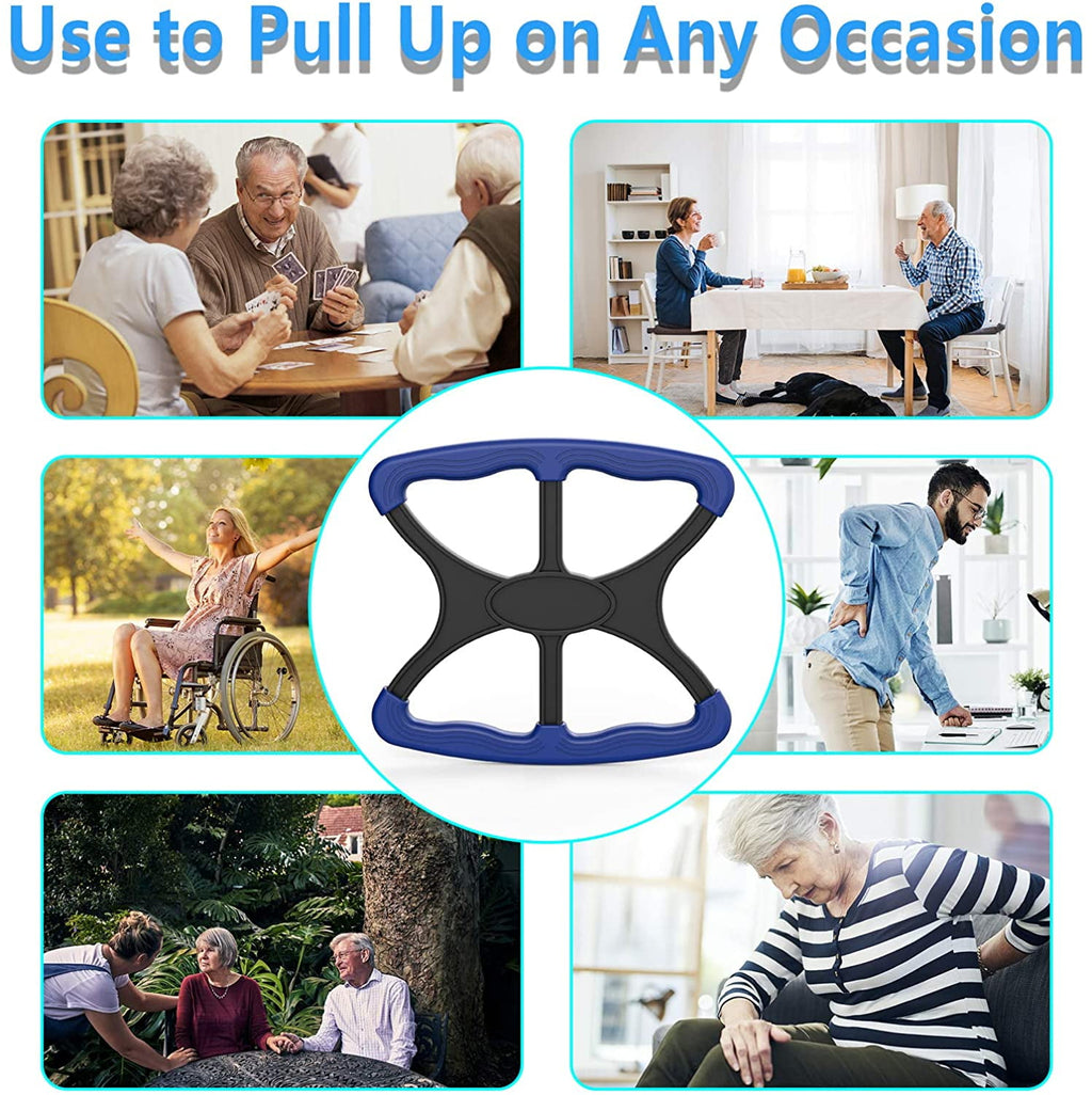 Lift Assists Standing Aid-Handicap Bar with No-Slip Grip Handles,Portable Lift Aid to Transfer Elderly,Senior,Bariatric,Patient or Disabled Assists Caregiver or Nurse
