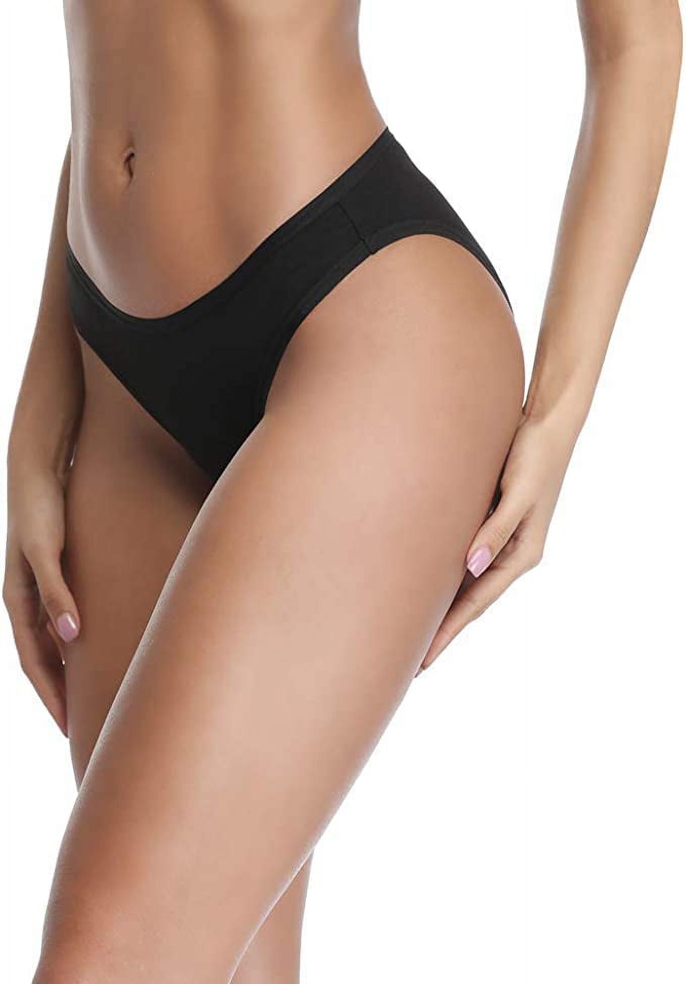 Cotton Underwear for Women 7 Pack Bikini Panties Breathable Ladies Underwear Invisible Hipster Panties Women briefs