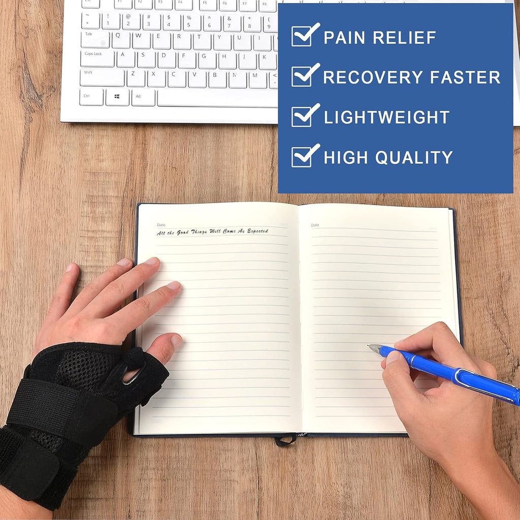 TIFOR Thumb Splint with Wrist Support Brace-Thumb Brace for Carpal Tunnel or Tendonitis Pain Relief,Wrist Brace Fits Both Left and Right Hands,Thumb TIFOR Splint Stabilizer for Men or Women