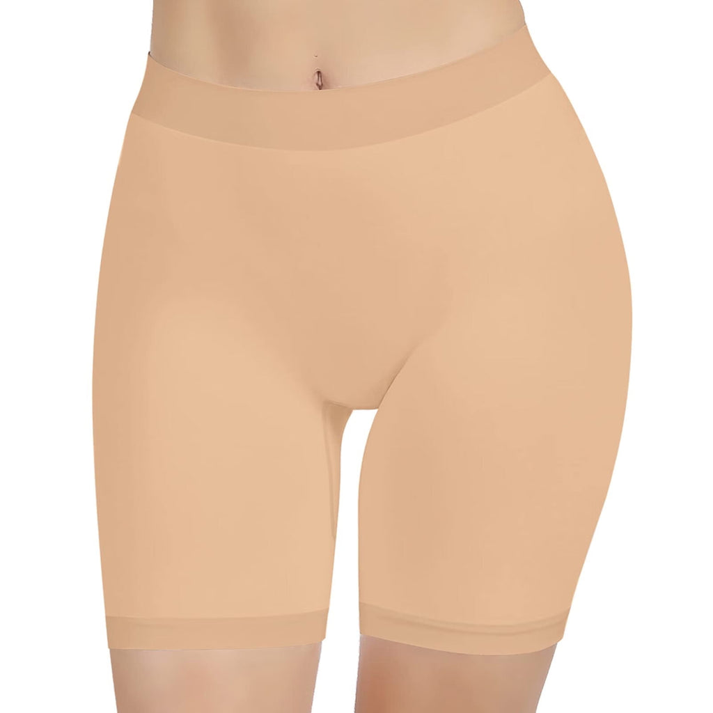 4 Pack Slip Shorts for Women Under Dress,Anti Chafing Seamless Smooth Boyshorts Buttlift Panties Boxer Briefs for Women